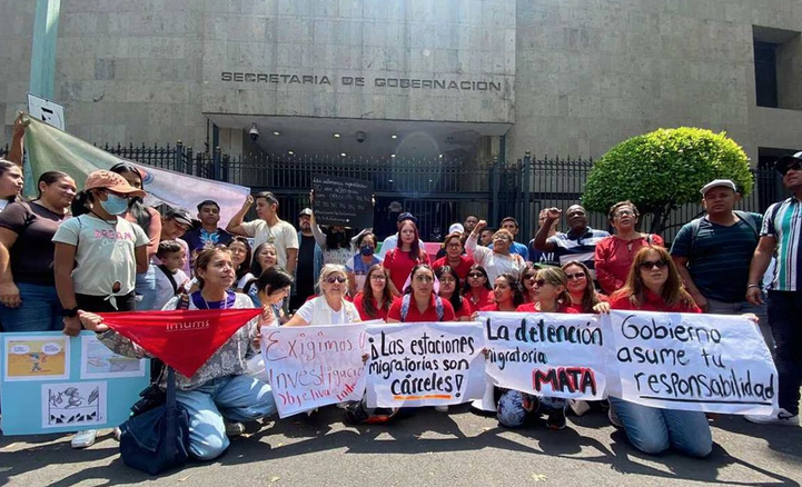 Migrantes Y Activistas Protestan En La Ciudad De M Xico Por Tragedia En