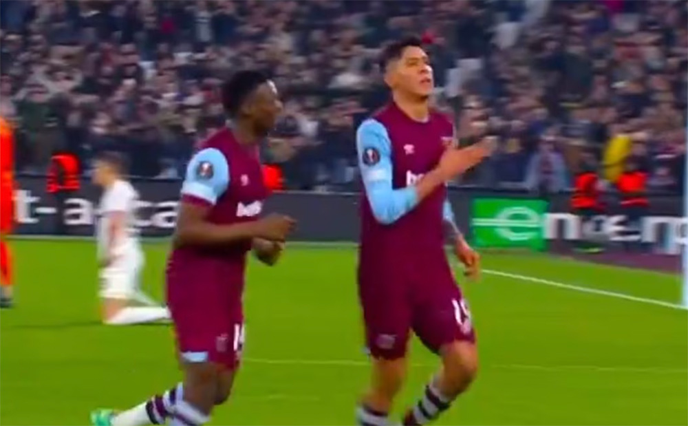 Video Edson Lvarez Y Su Golazo Con El West Ham En La Europa League