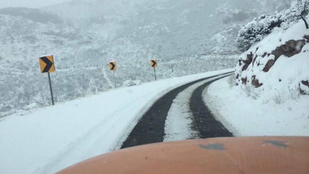 Video Y Foto Cierran Tramo De La Carretero De Janos A Agua Prieta Por