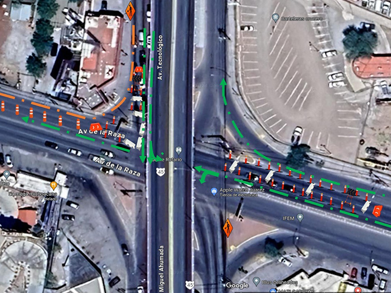 A Partir De Lunes Estar N Cerrados Carriles De Las Avenidas Tecnol Gico