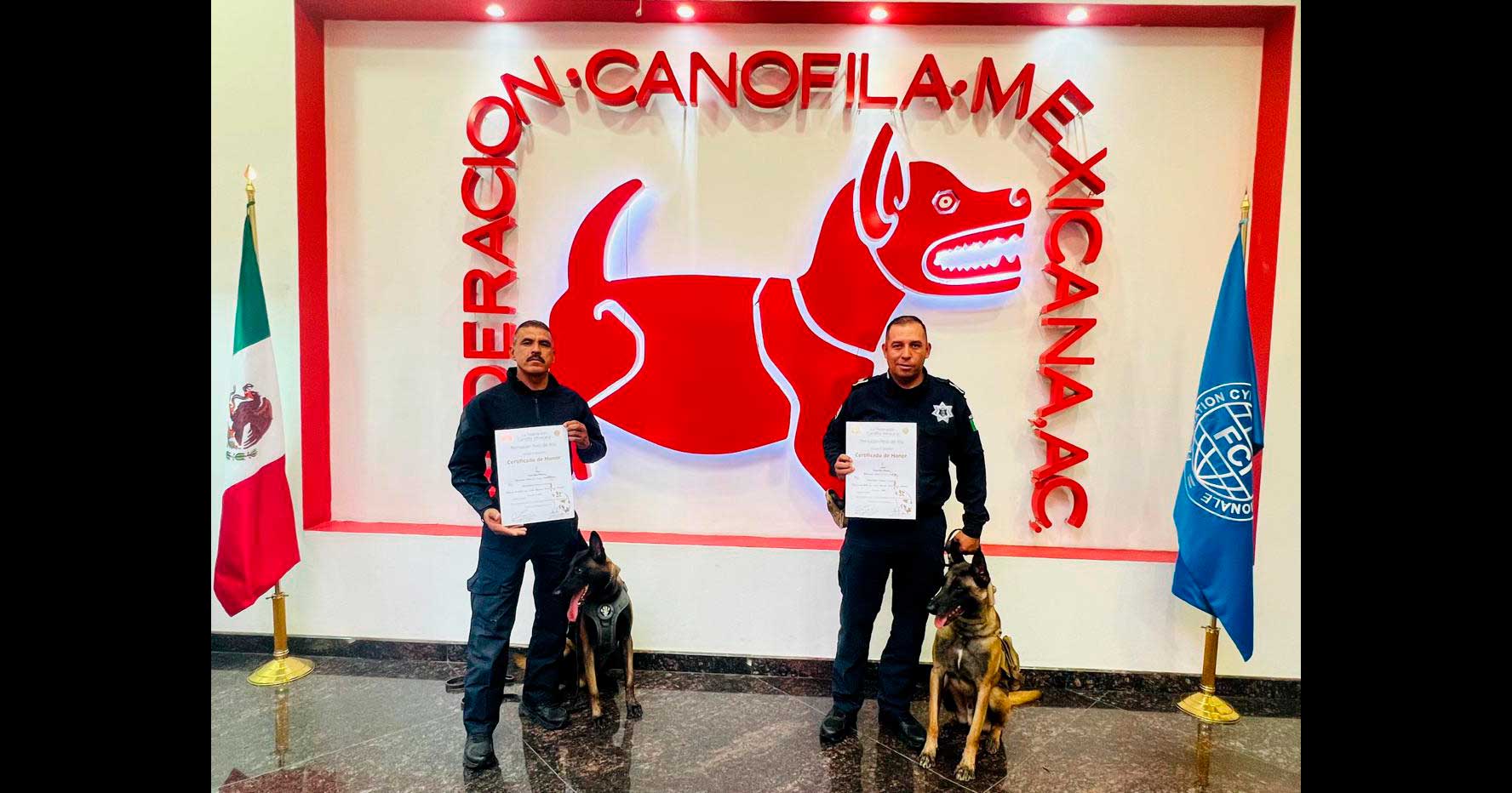 Binomios Caninos De La Sspm Obtienen Reconocimiento Mejor Perro Del