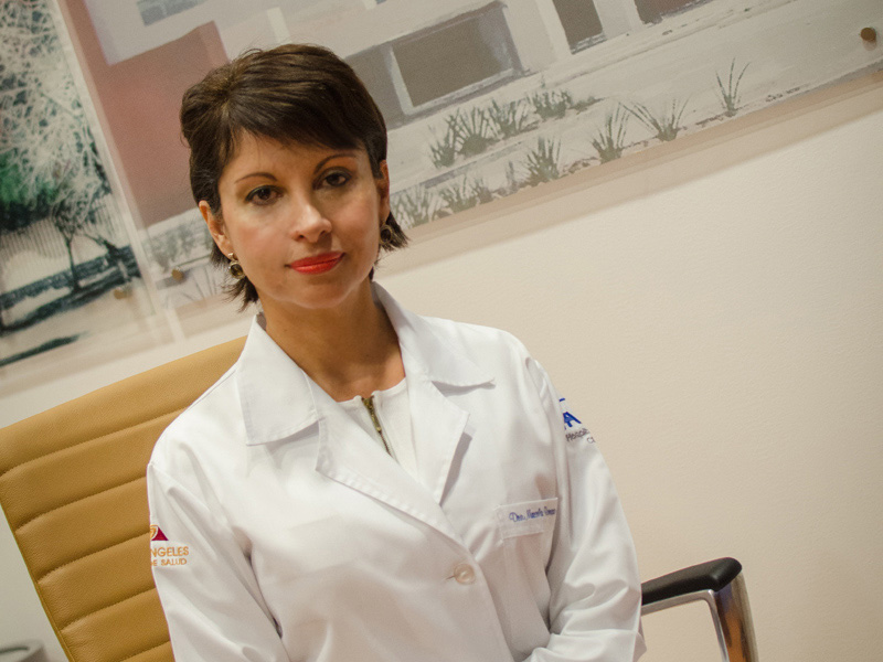 Marcela Romero Alcaraz, presidenta de la Sociedad Médica.