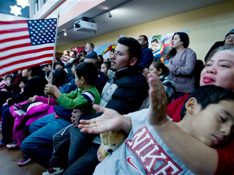 Inmigrantes en la Casa Blanca