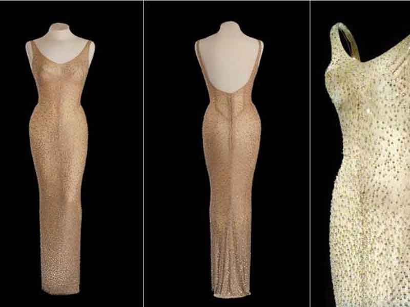 Subastan vestido que Monroe usó en fiesta de JFK | Nortedigital