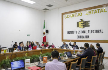 Consejo del IEE en sesión
