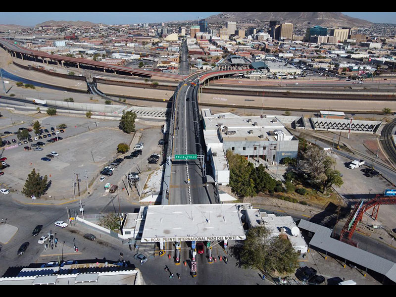 El Paso EU, puentes internacionales, migrantes, frontera