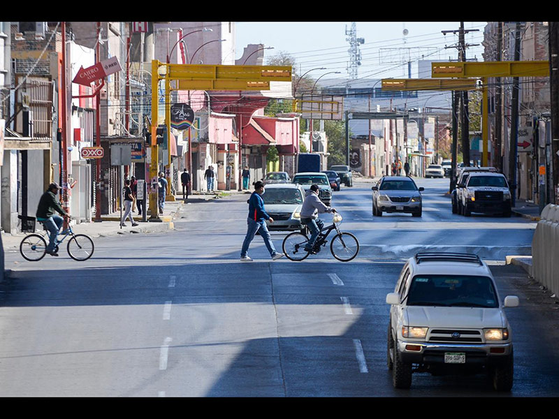 Calle de Juárez, durante cierre de negocios para evitar contagios