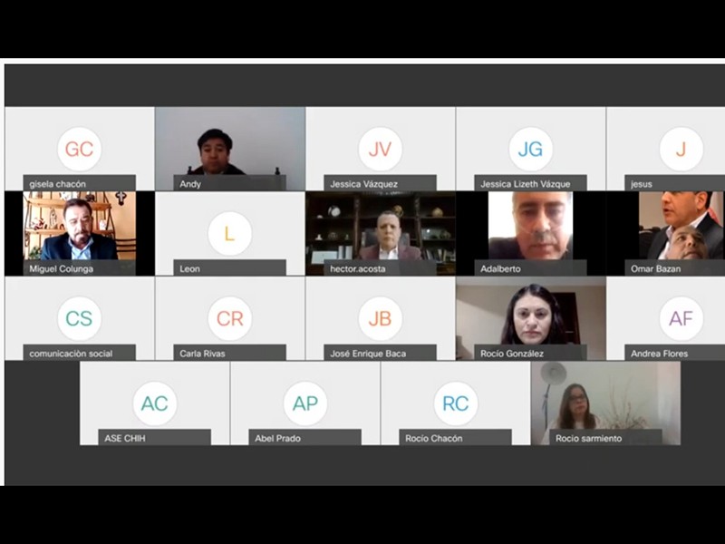 Sesión del Congreso estatal donde se pidió a la ASE revisar el destino de los recursos del plan Covid-19