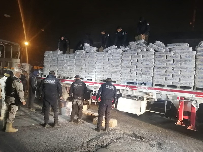 Megacargamento de drogas decomisado el fin de semana en Juárez
