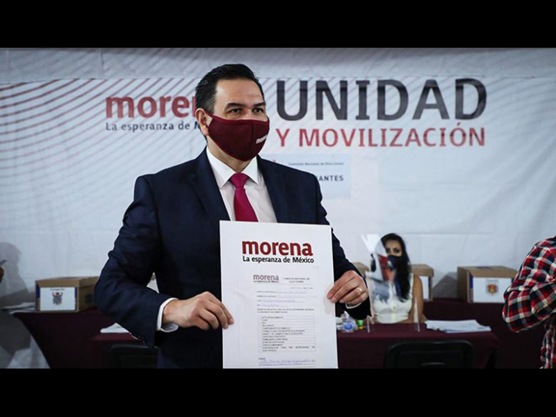 Cruz Pérez Cuéllar impugnó la elección interna de Morena
