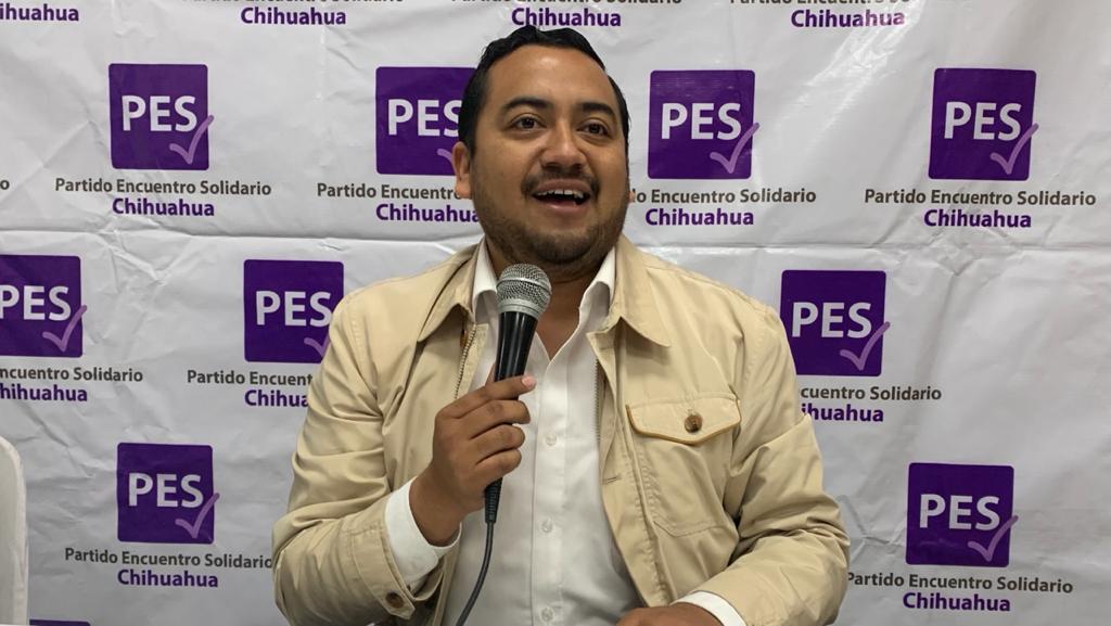 David Ernesto Medina, presidente del PES en Chihuahua