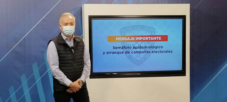 Eduardo Fernández Herrera: secretario de salud, dio una advertencia a los candidatos por no respetar las medidas contra el Covid-19; asegura que las elecciones están en riesgo