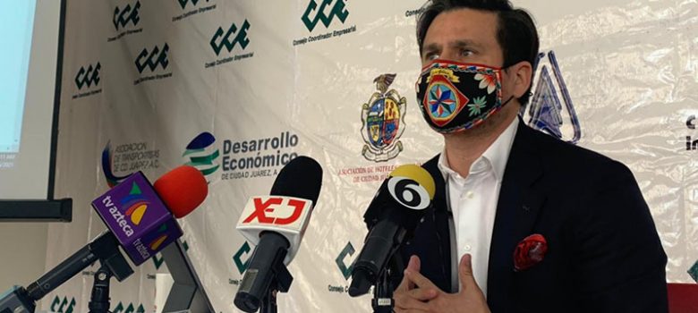 El presidente del CCE en Juárez cuestionó los criterios para dejar a Ciudad Juárez al final de la vacunación Covid