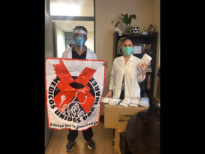 Médicos Unidos por Juárez apoyan durante la pandemia