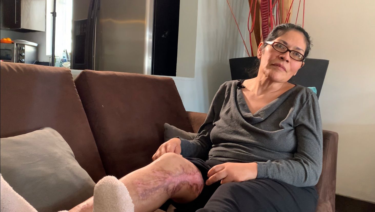 Judith, mujer que un transporte de personal atropelló, mujer atropellada