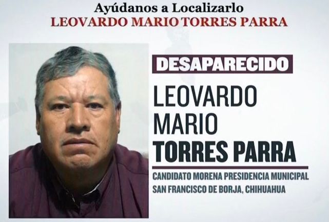 Leovardo Mario Torres, candidato de Morena secuestrado