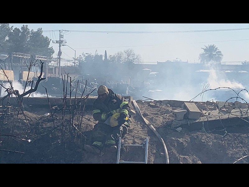 Incendio en la Melchor Ocampo