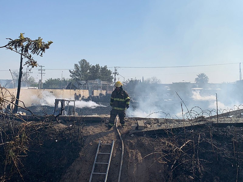 Incendio en la Melchor Ocampo