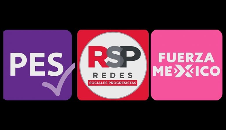PES, RSP y Fuerza por México