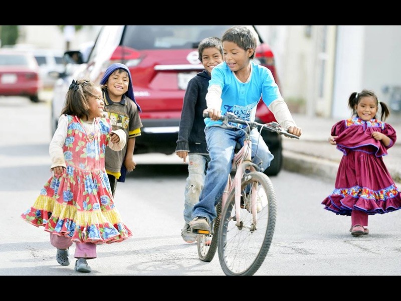Bicicletas para los niños rarámuris