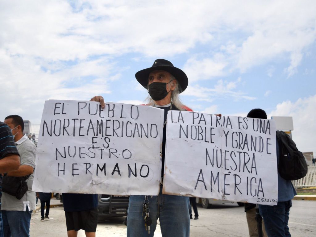 manifestantes a favor de Cuba