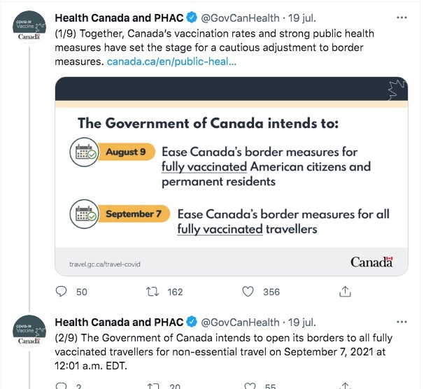 Canadá vacunacion