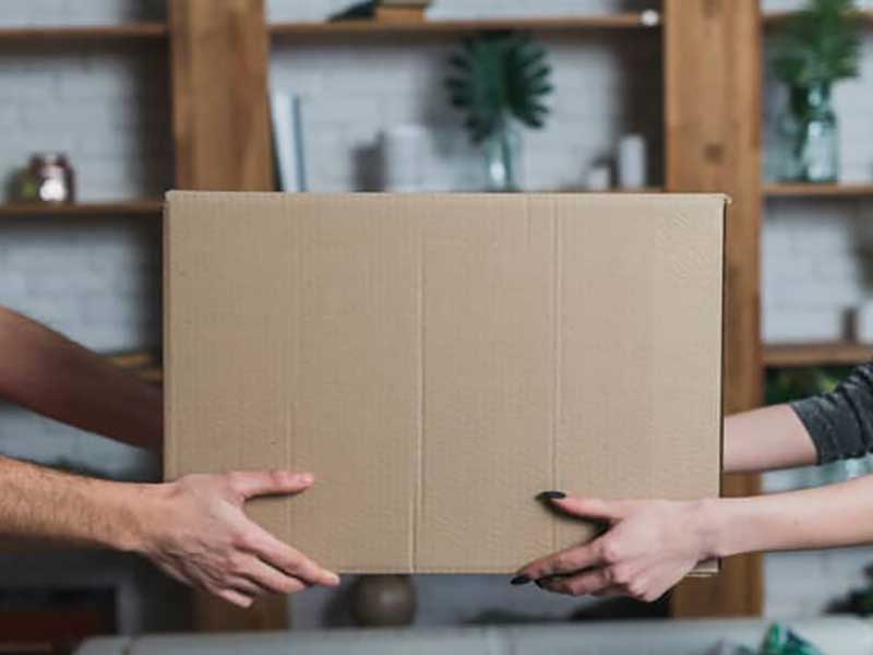 paquetería; mensajería