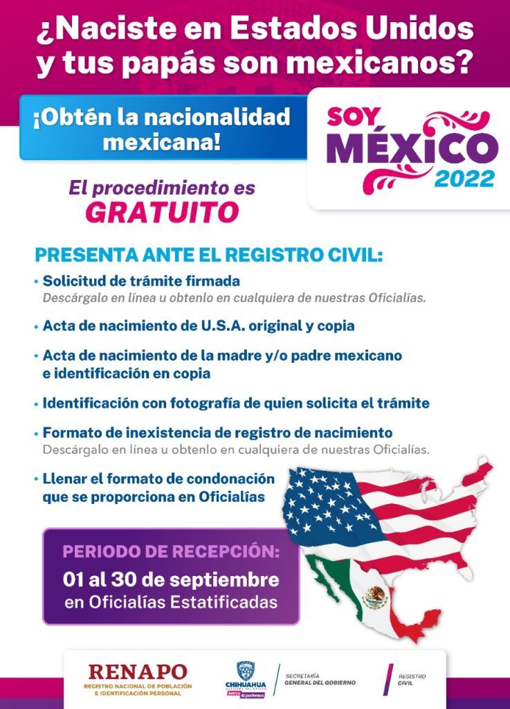 Abre Registro Civil Trámite Para Obtener Doble Nacionalidad Y Acta ...