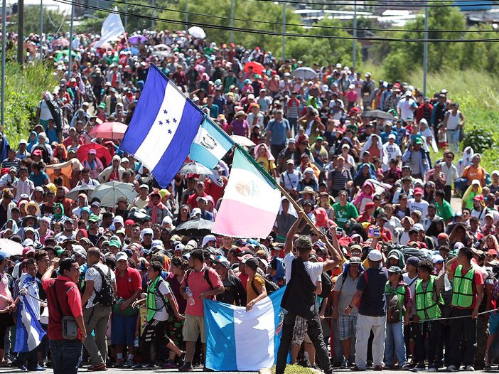 Viene caravana de 3 mil migrantes a la frontera norte M xico es un