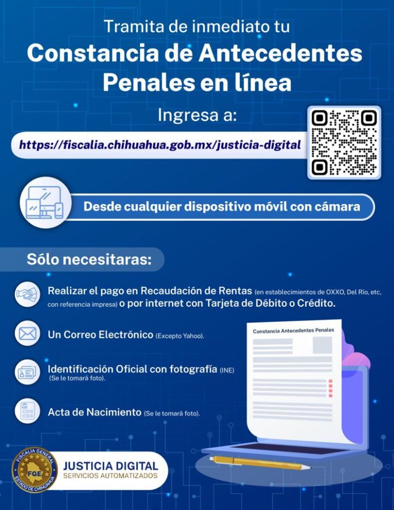 Ya puedes tramitar tu constancia de antecedentes penales en línea ¡Sin