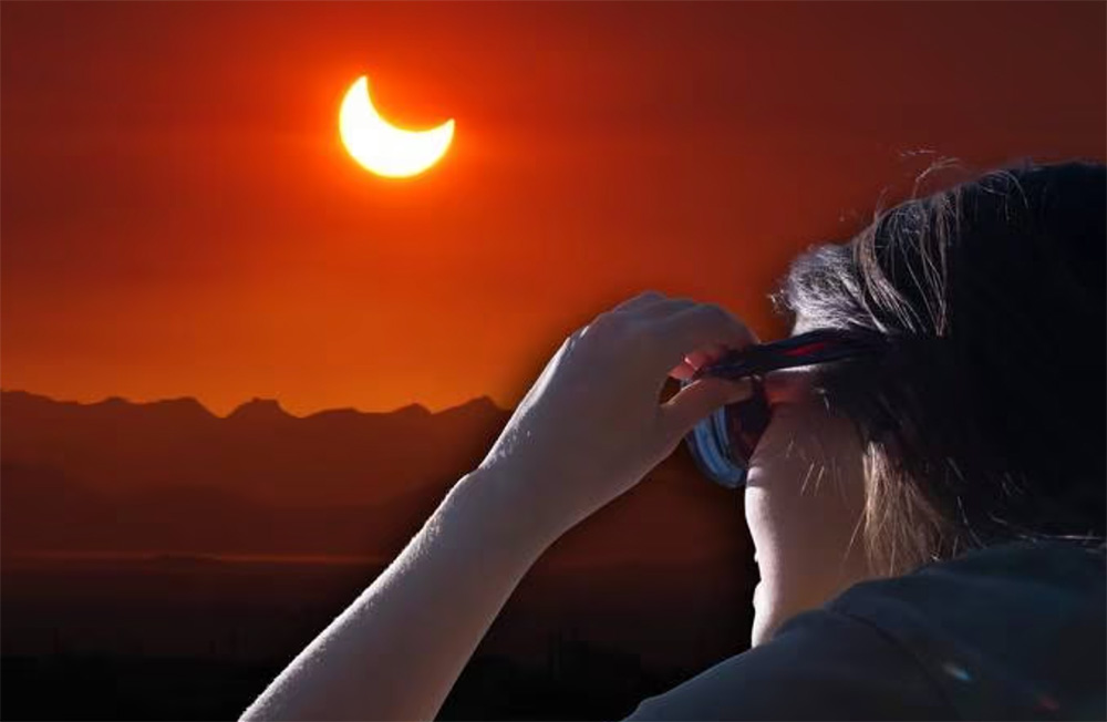 Te decimos la hora exacta en que podrás ver el eclipse solar parcial el