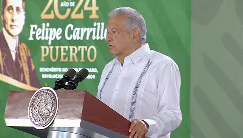 Conferencia de prensa en vivo, desde Palacio Nacional. Miércoles 3 de