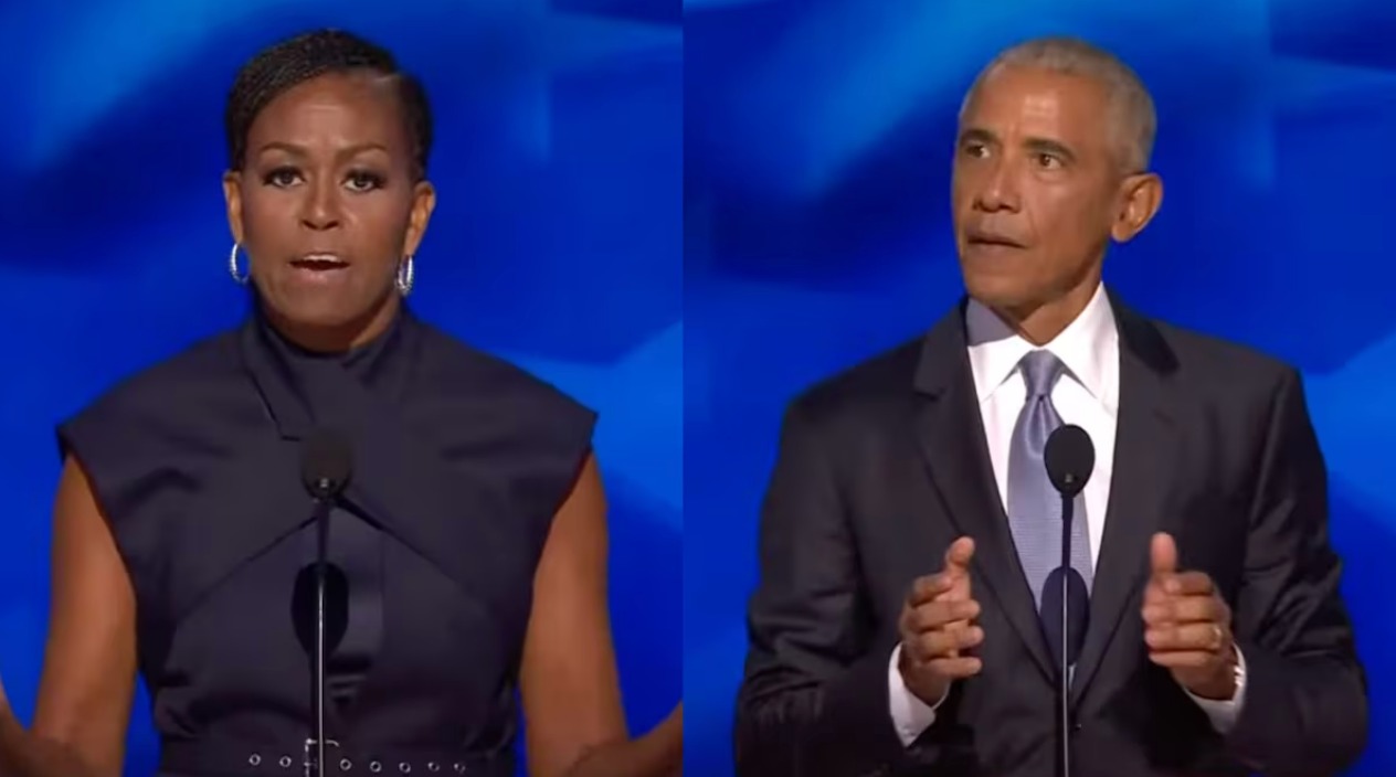 Michelle y Barack Obama se burlan de Donald Trump con poderoso discurso ...