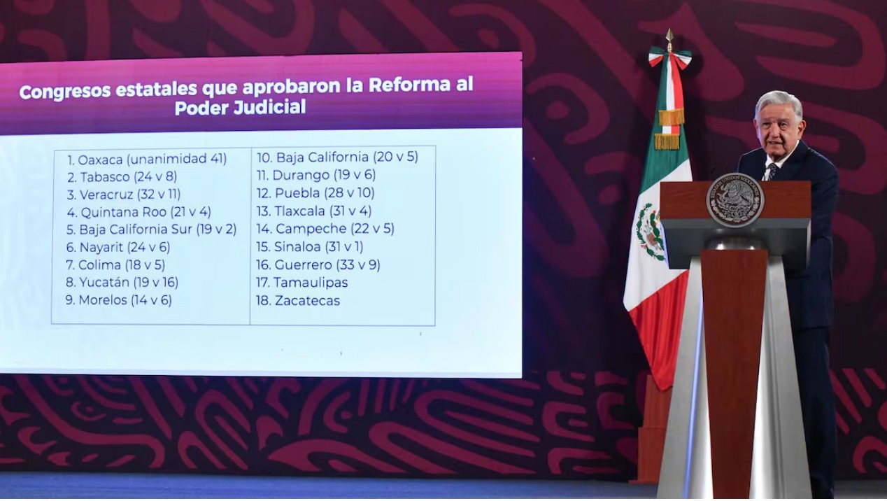 AMLO publicará reforma al Poder Judicial en el DOF el 15 de septiembre ...