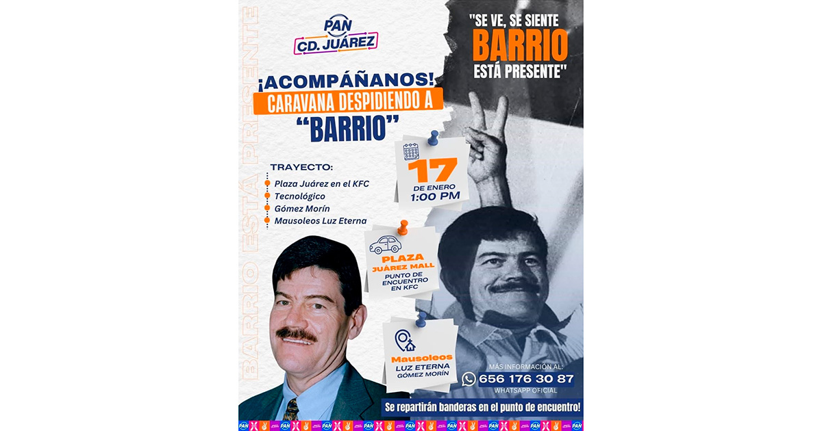Convocan a caravana para dar el último adiós a Pancho Barrio - Norte de ...