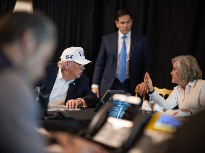 Trump en el operativo en el que presuntamente murió Alí Jamenei