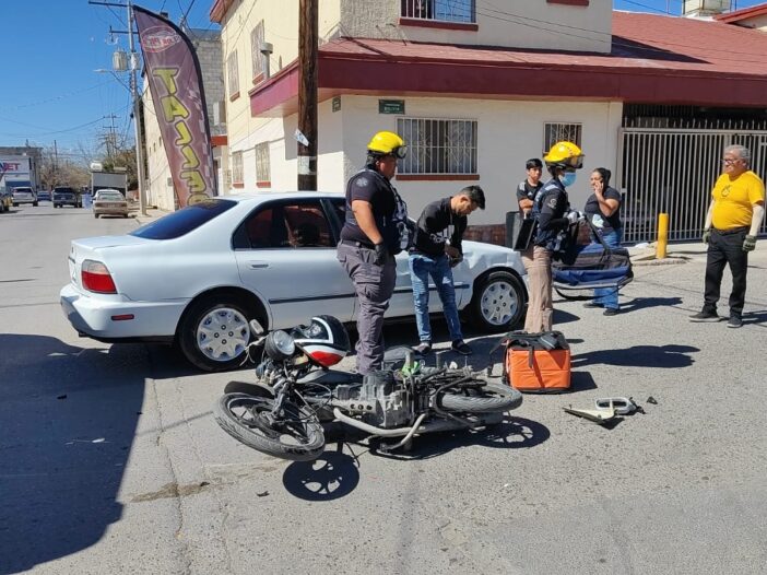 Choque de repartidor