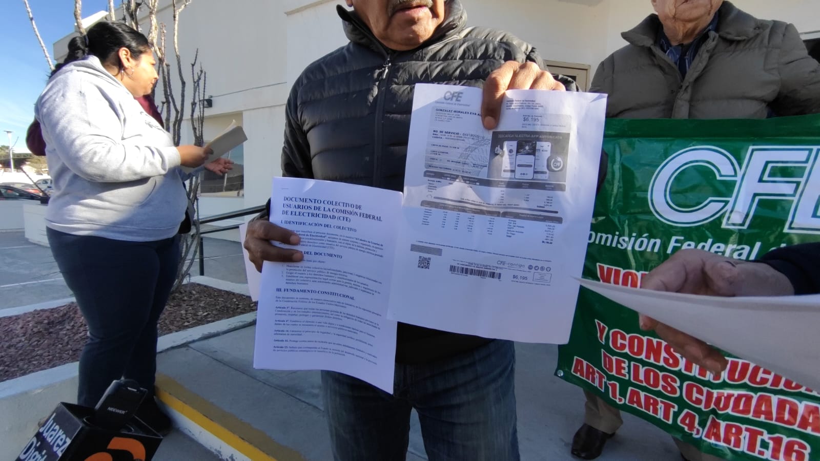 Protestan usuarios de la CFE por cobros al ‘tanteo’ - Norte de Ciudad ...