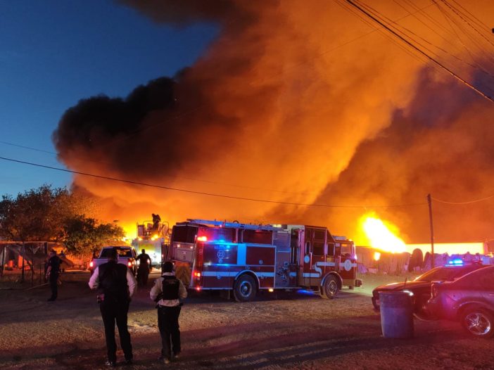 Incendio en la Santa Rosa