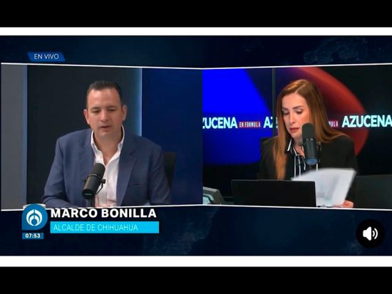 Marco Bonilla en entrevista con Azucena Uresti