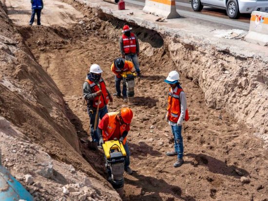 colector Nadadores, JMAS, agua