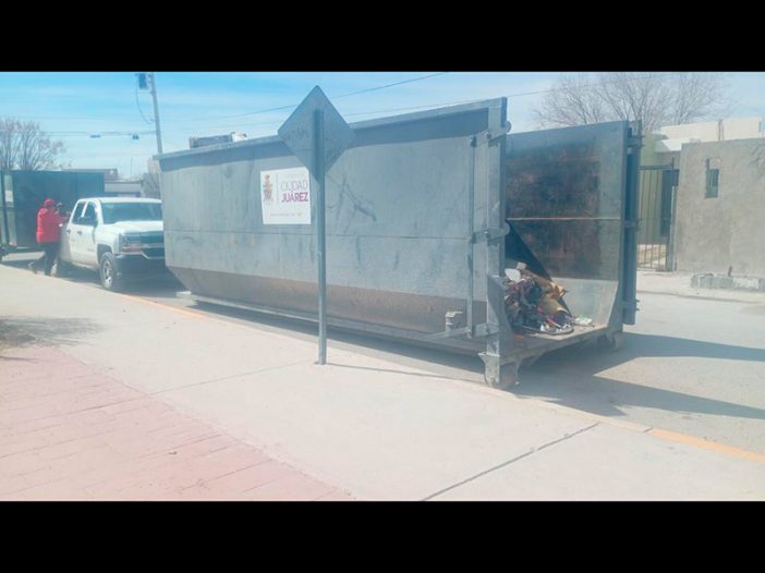 Contenedor en Ciudad Juárez