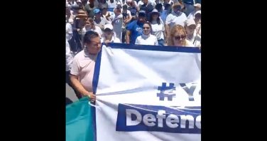 Marcha a favor de Maru Campos
