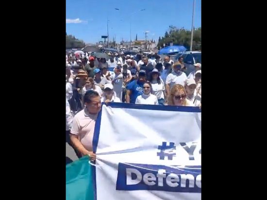 Marcha a favor de Maru Campos
