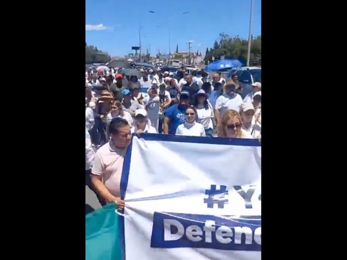 Marcha a favor de Maru Campos