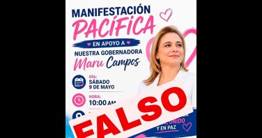 PAN desmiente convocatoria para marchar a favor de Maru Campos