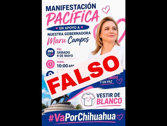 PAN desmiente convocatoria para marchar a favor de Maru Campos