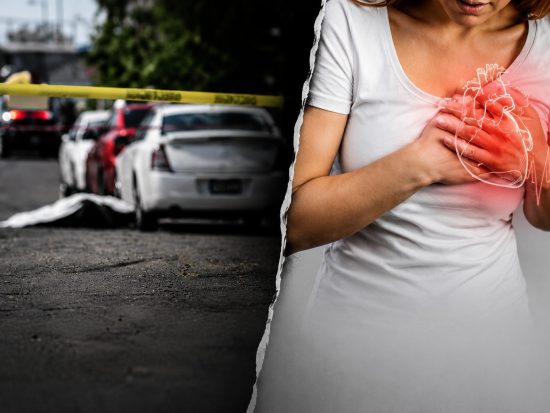 mujeres mueren del corazón, hombres por la violencia