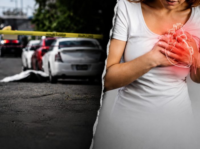 mujeres mueren del corazón, hombres por la violencia