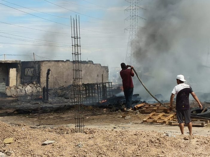 Incendio en Valle Dorado